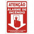 Placa de Alarme de Incêndio